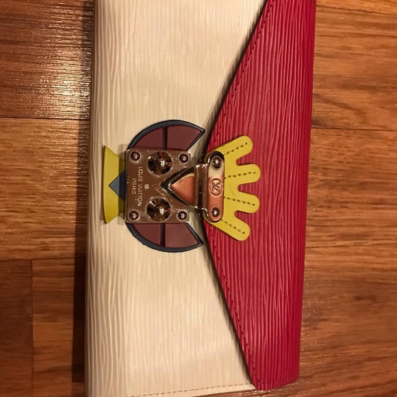 PIVOINE & IVORIE EPI TRIBAL MASK SARAH WALLET - Picture 3 of 3